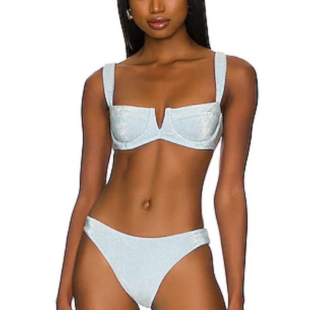 Monday Swimwear Blue Bikini Set